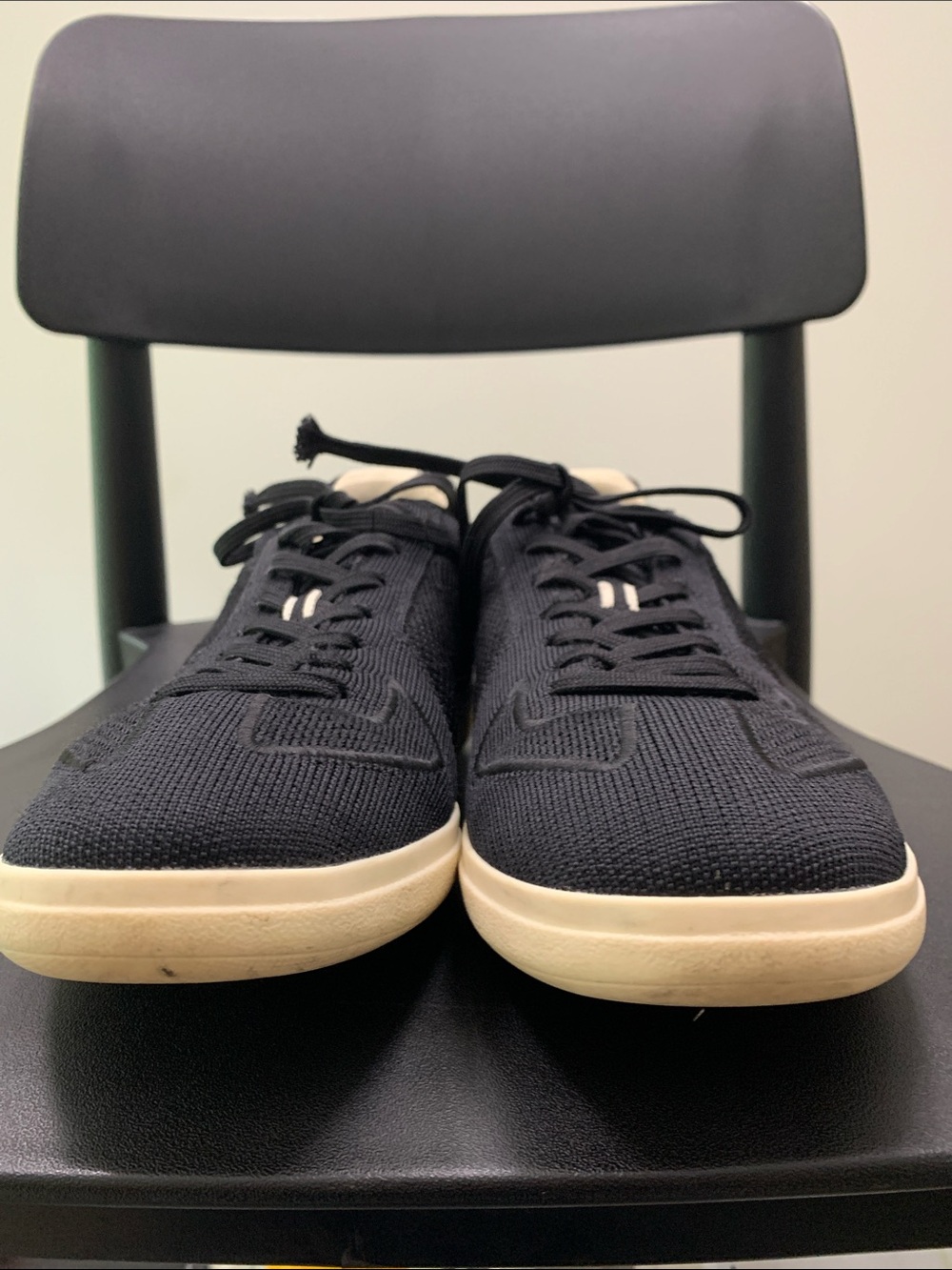Rothy's Black Knit Lace-Up Men's Sneakers size 10. Super comfortable breathable - Picture 4 of 7